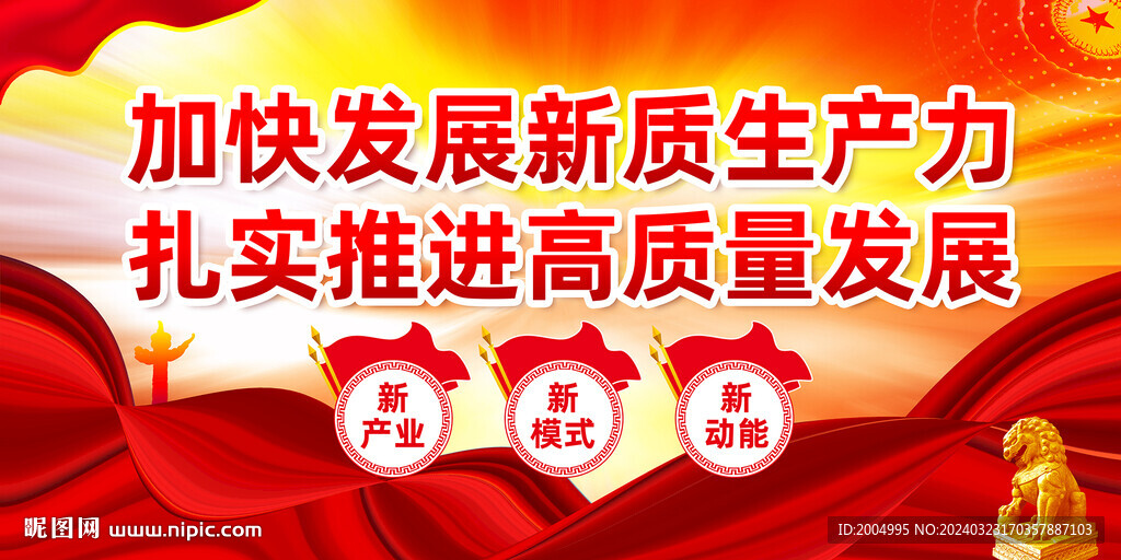 新质生产力展板