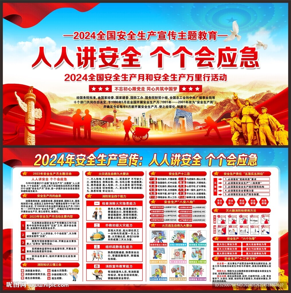 安全生产宣传展板