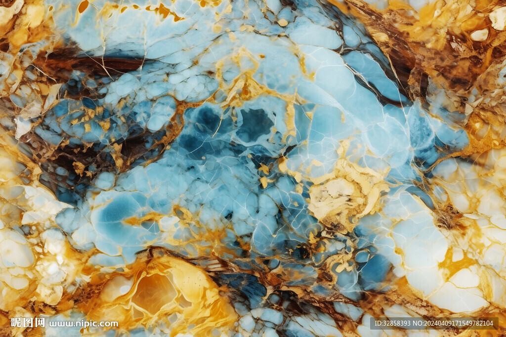 蓝色渐变大理石背景