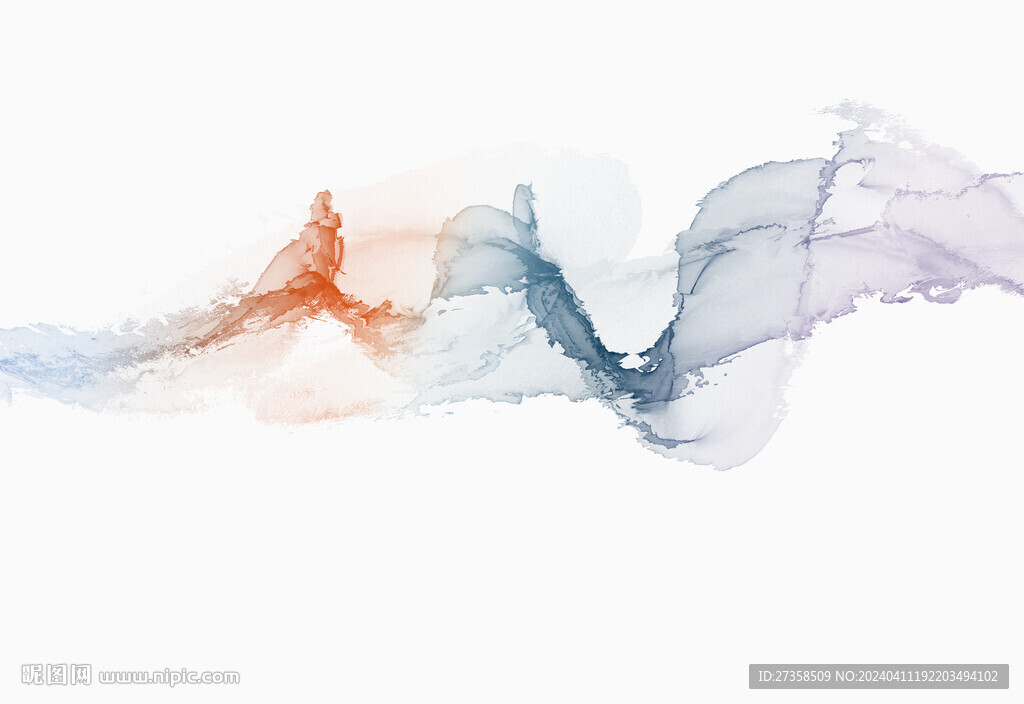 飘带烟雾背景墙