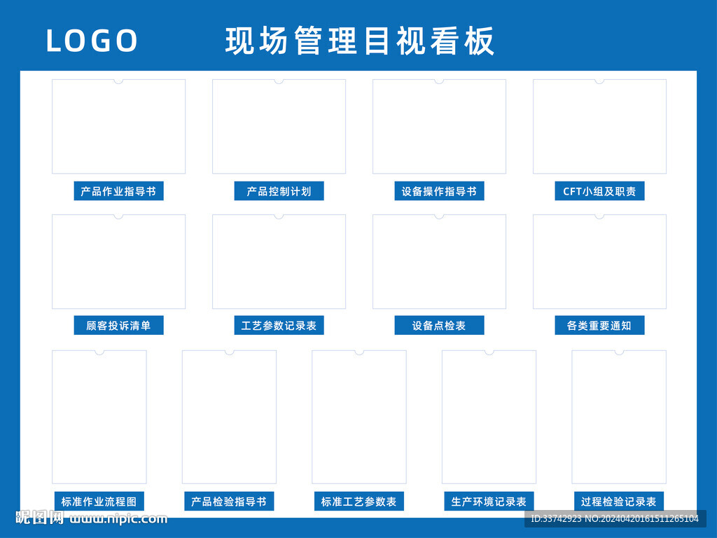 现场管理目视看板