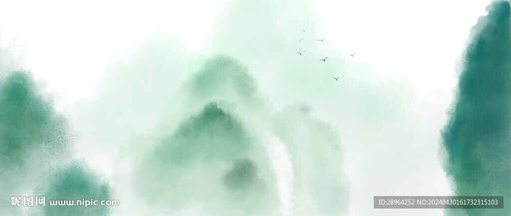 简单意境古风山水