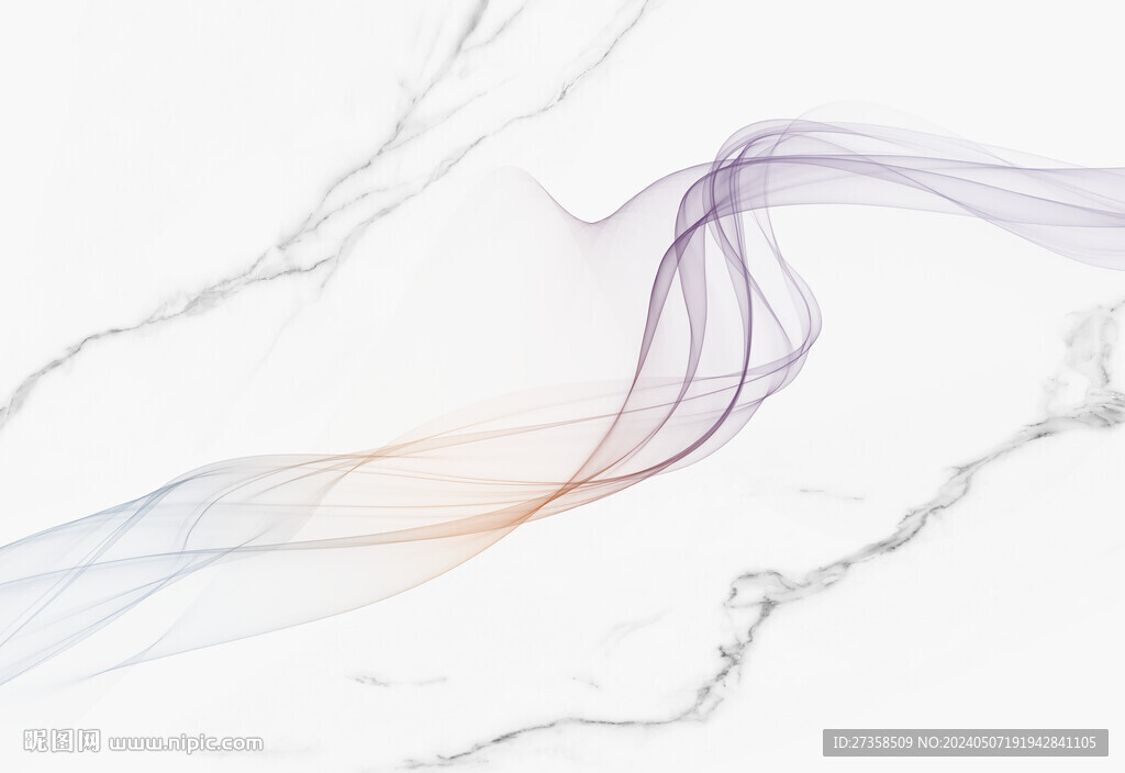 大理石飘带背景墙