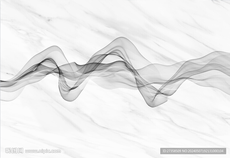 大理石飘带背景墙