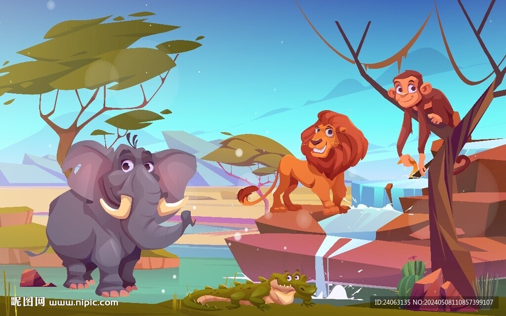 卡通儿童背景墙