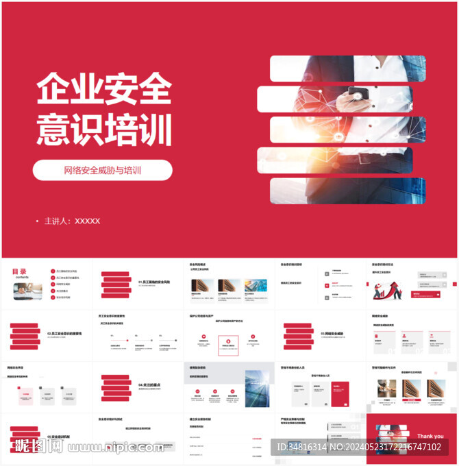 企业安全意识培训PPT