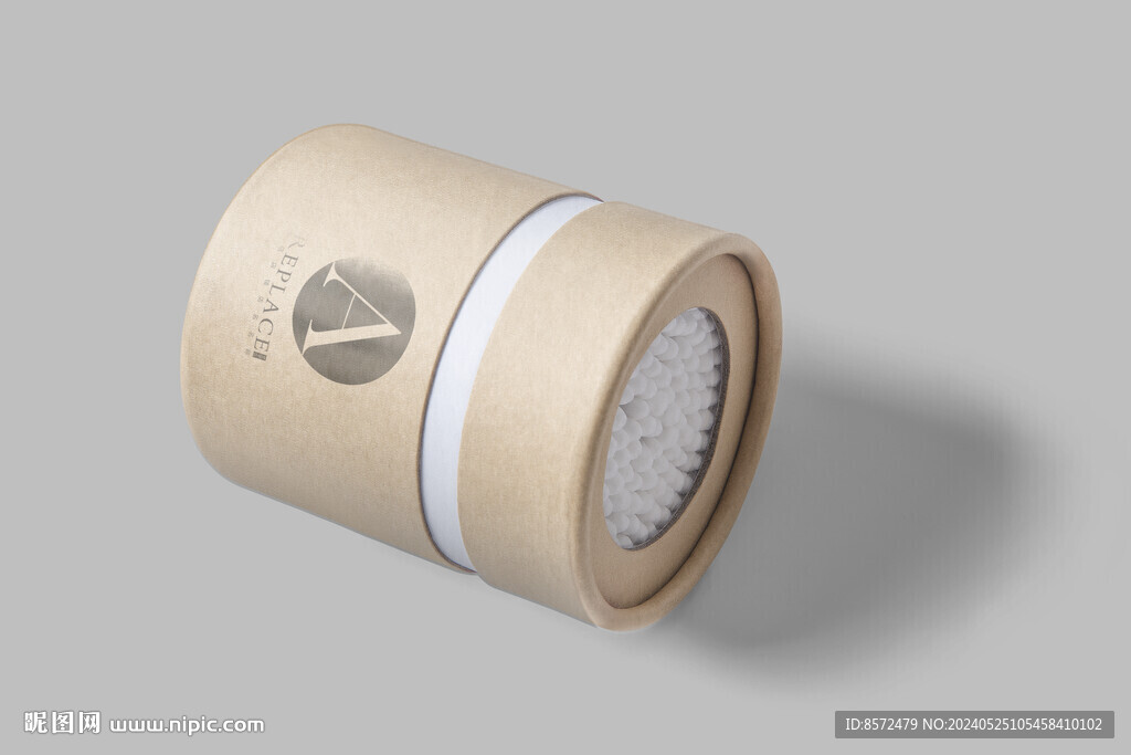 圆筒包装盒样机