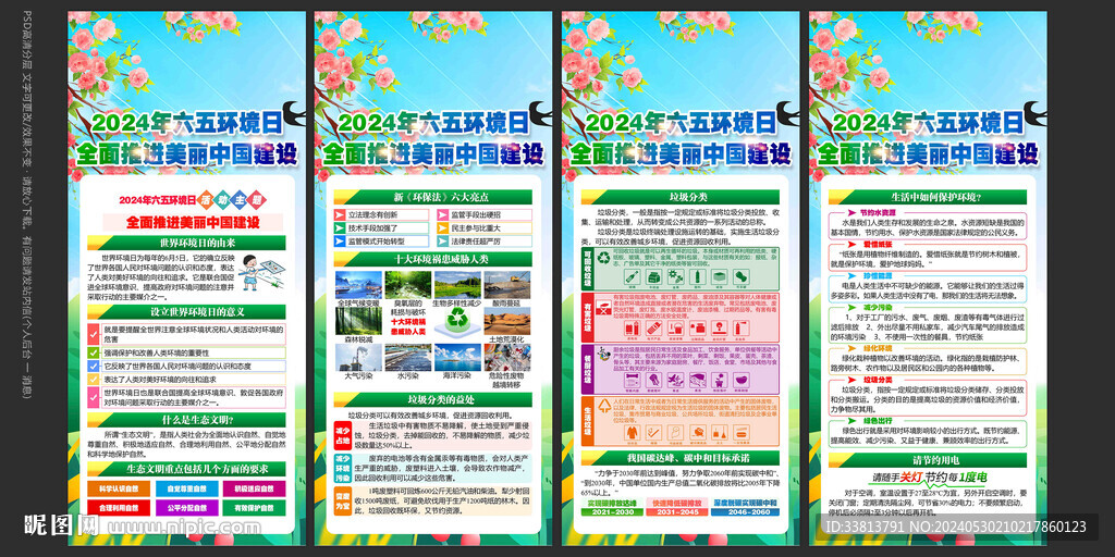 环境日展板
