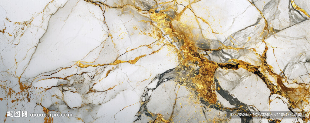 白色渐变金线大理石背景