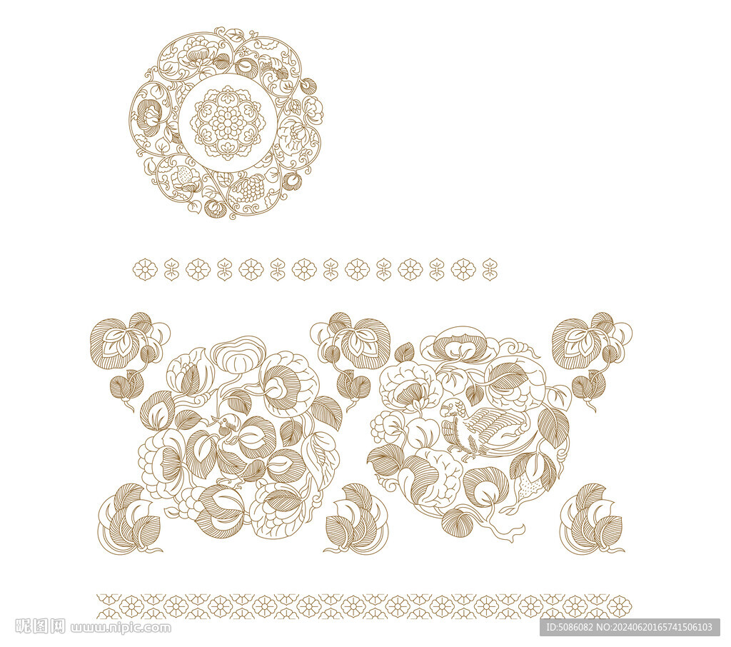 鹦鹉纹 古代花纹