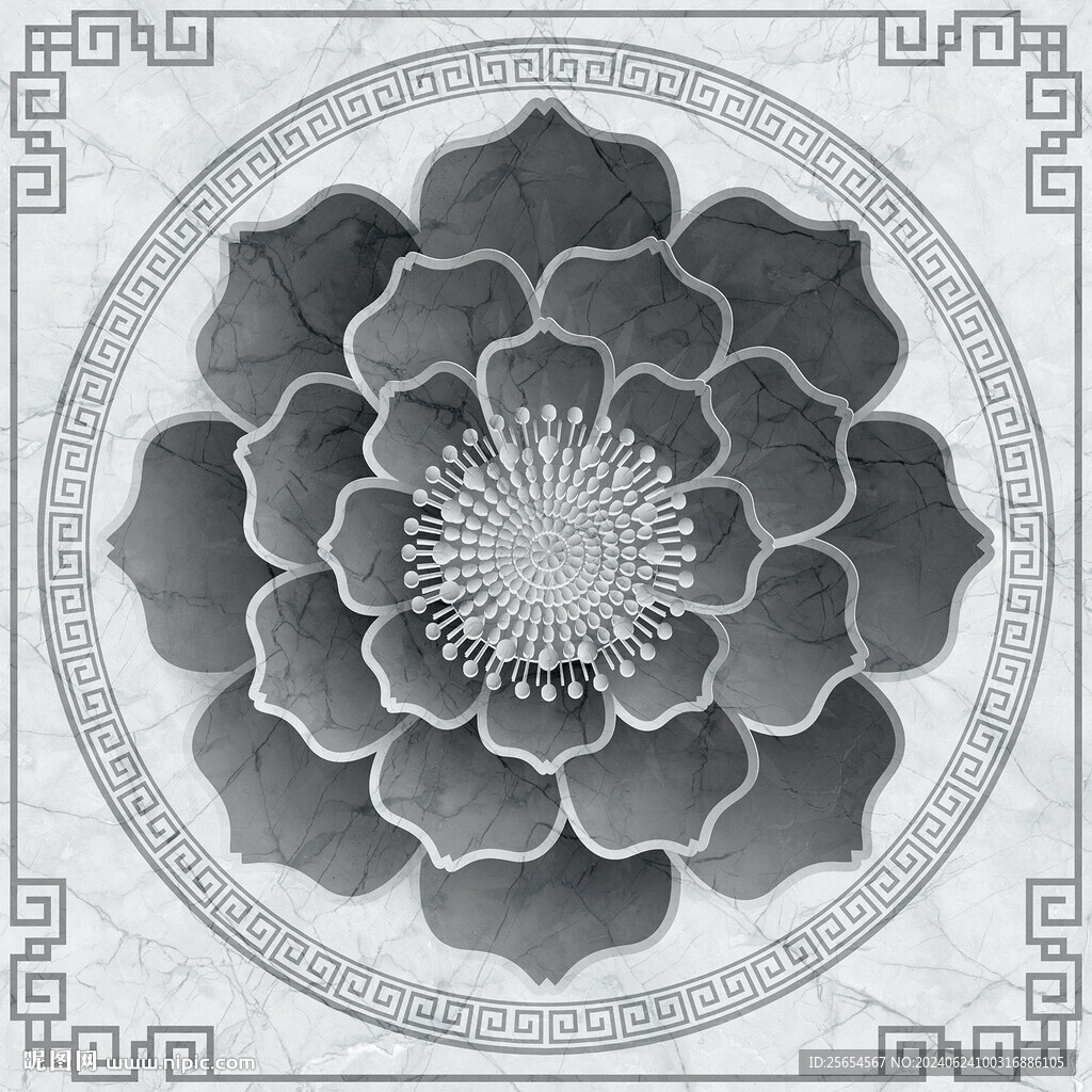 富贵大理石花纹背景墙