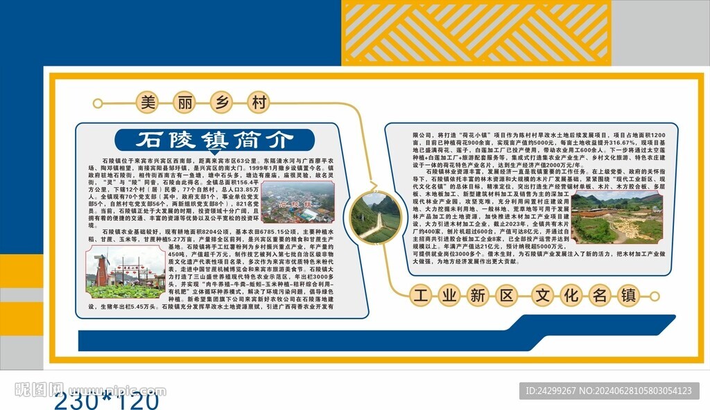 美丽乡村简介文化展板