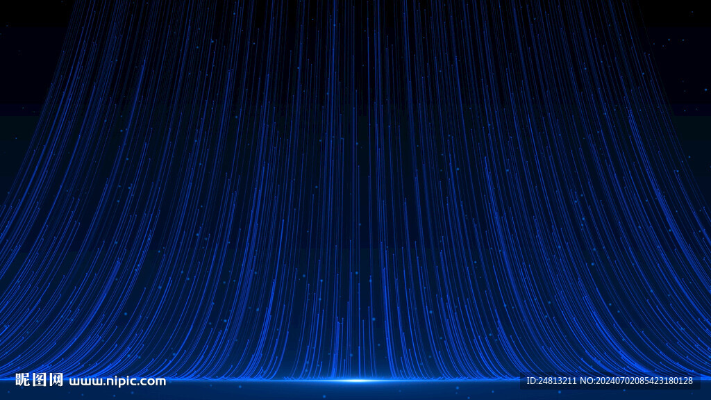 4k粒子光线上升动画AE模板