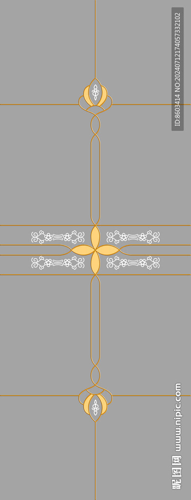 高清分层透明底平开门打印图