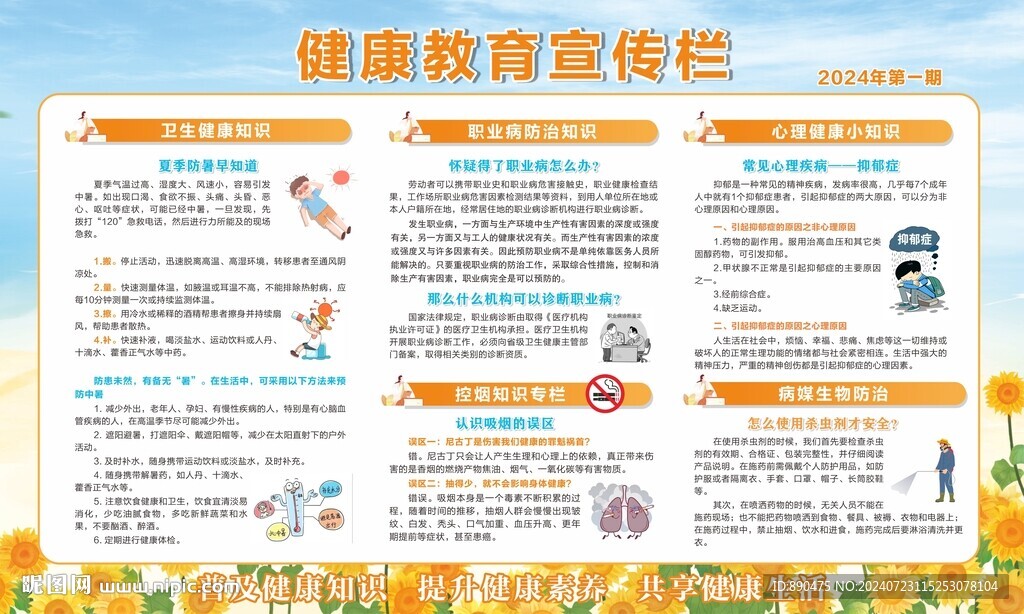 健康教育宣传栏