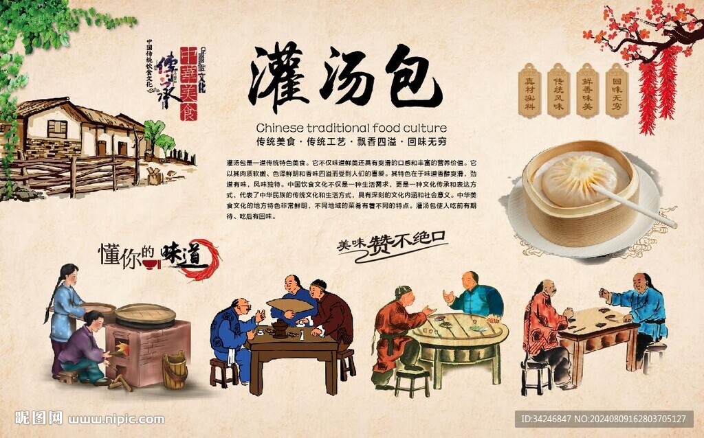 灌汤包展板