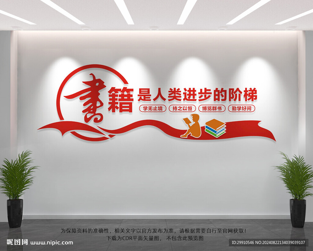 校园读书文化墙