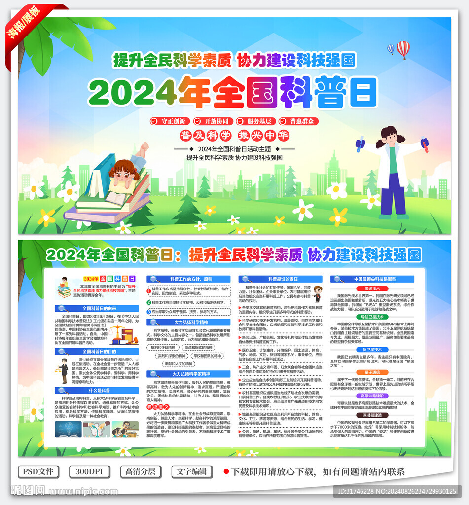2024全国科普日宣传栏