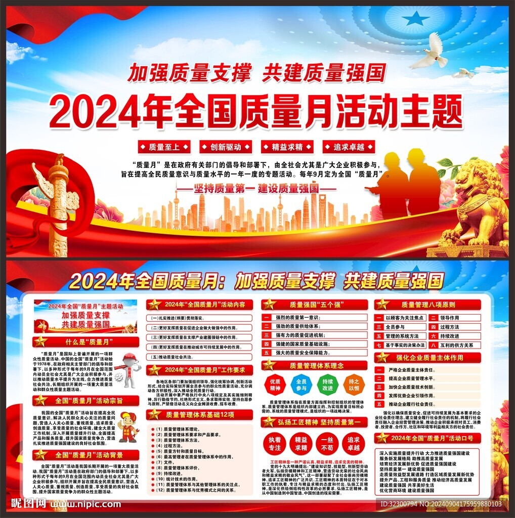 2024质量月展板