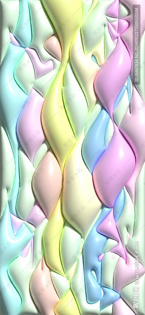 3D彩虹手机背景