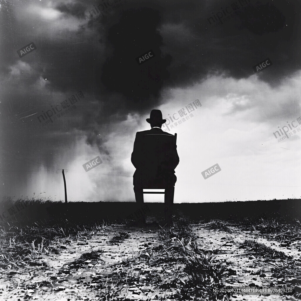 孤身一人背景素材