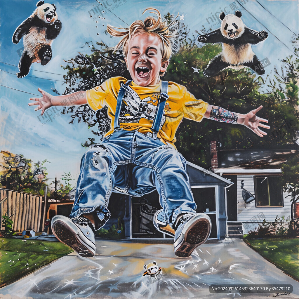 儿童娱乐场所壁画