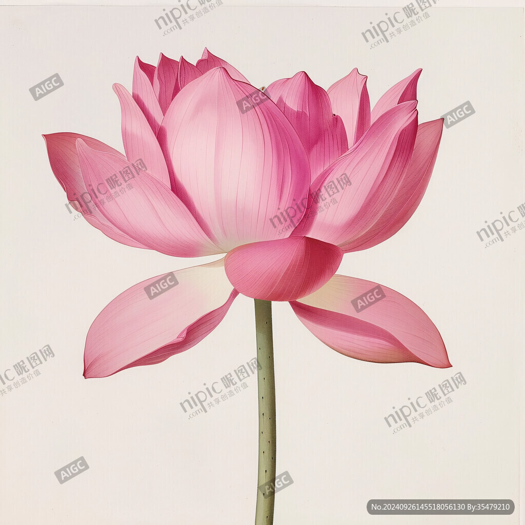 粉嫩莲花 出淤泥而不染