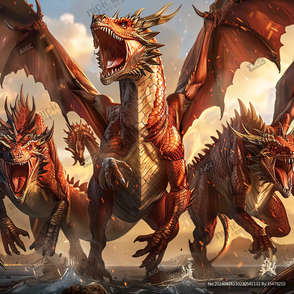 四龙怒吼 威震四方