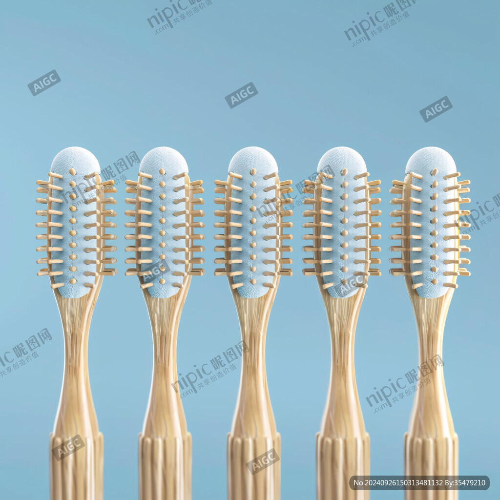 五款竹制梳子 呵护秀发