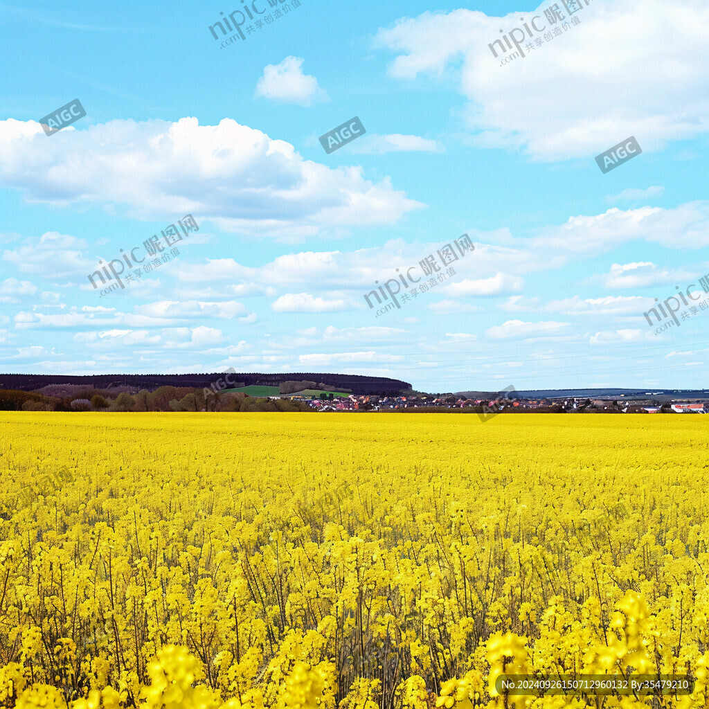 油菜地高清