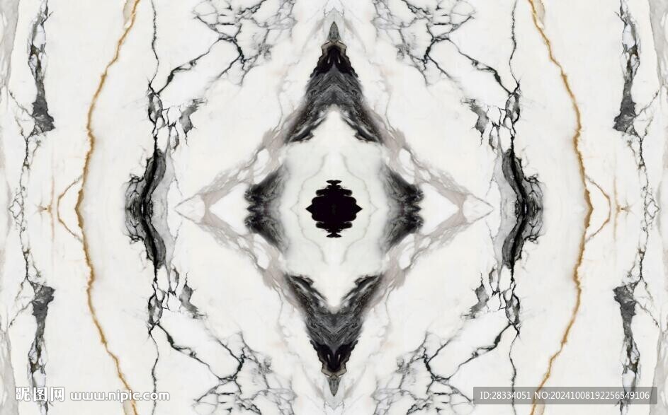 爵士白拼花大理石石纹
