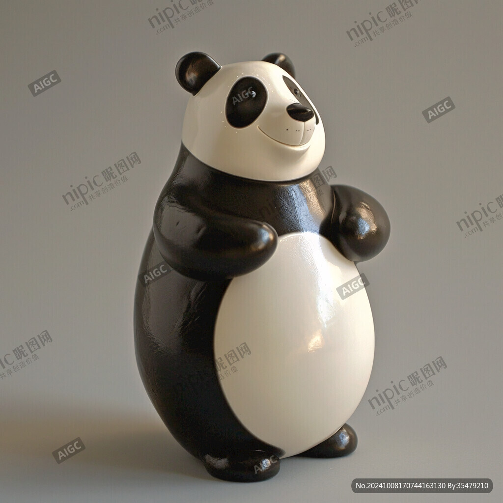 熊猫公仔玩偶设计