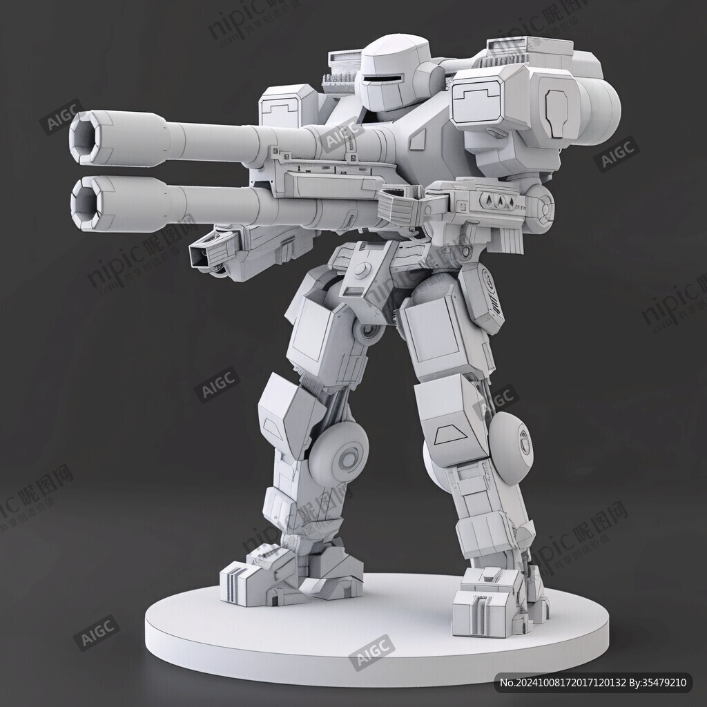 机甲风卡通人物