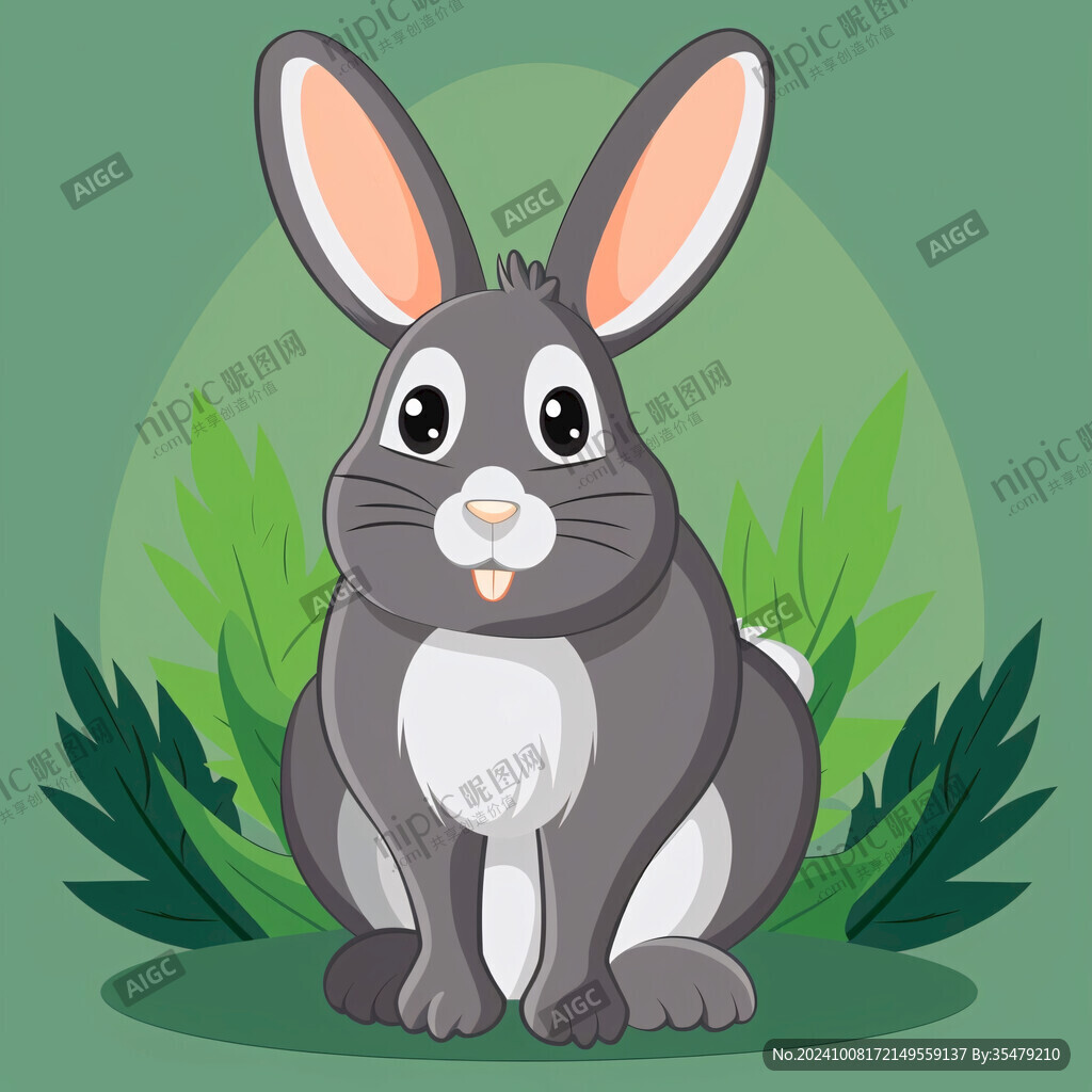 原创兔子卡通