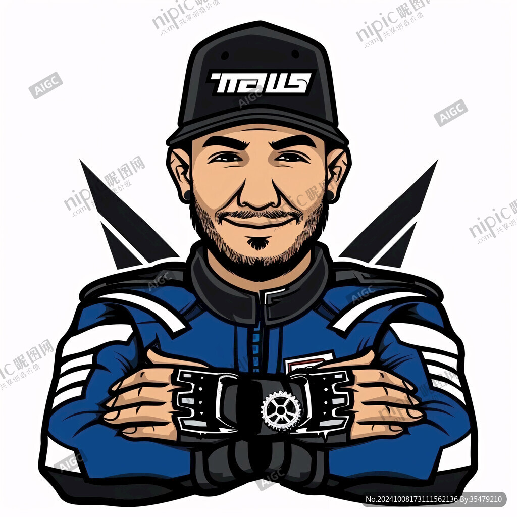 酷炫赛车手头像