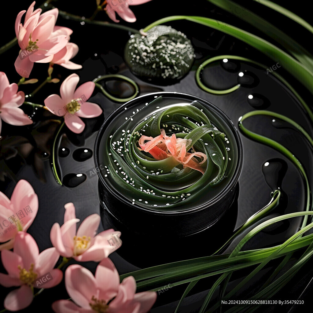 3d荷花鲤鱼圆形画