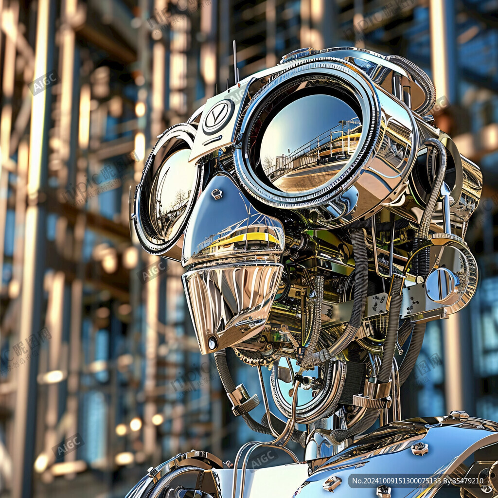 后现代机械科幻未来派