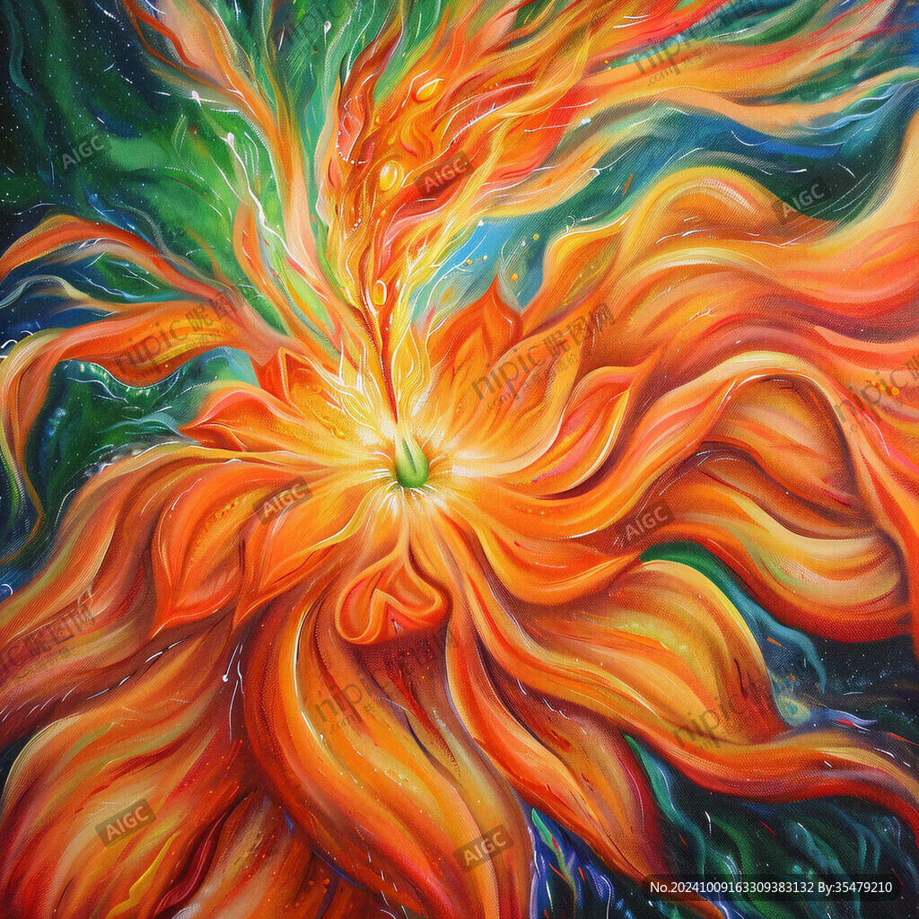 炫丽的梦幻流体画