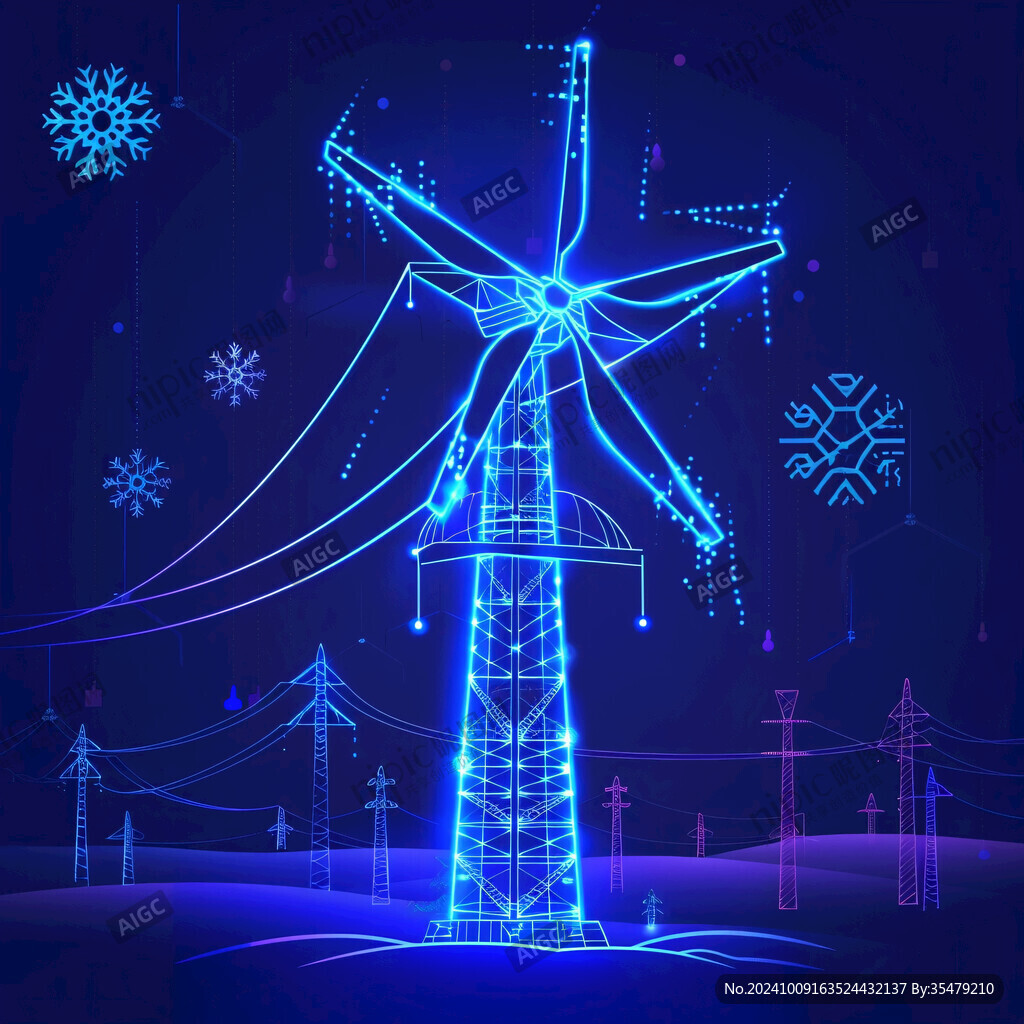 供电题材背景素材