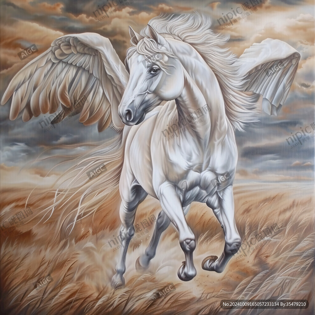 3d浮雕马装饰画