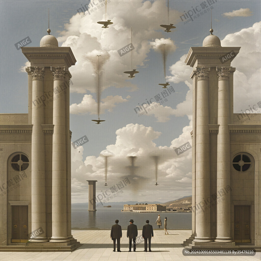 豪门罗马柱古典房地产