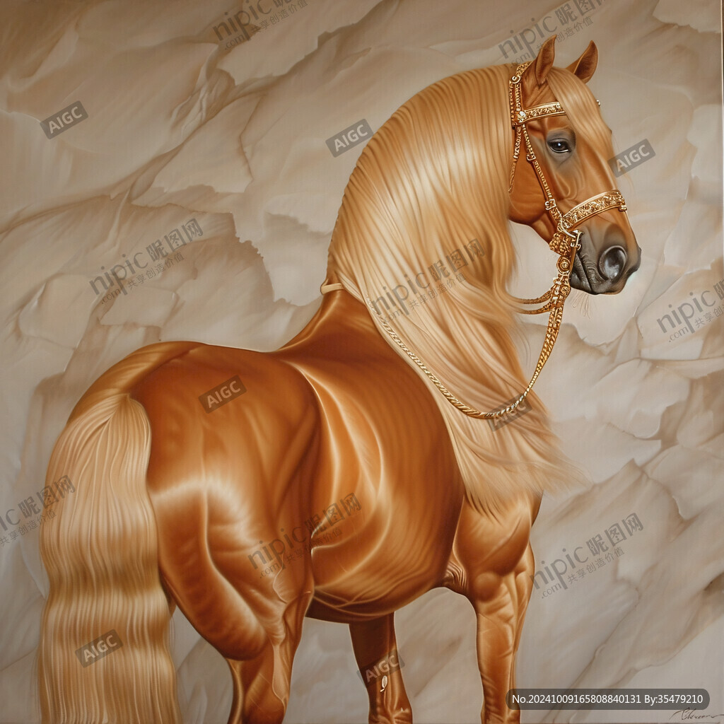 3d浮雕马装饰画