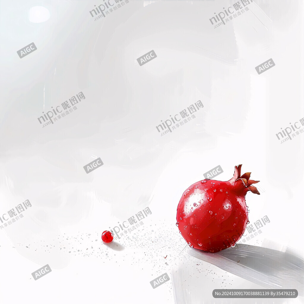 圣女果噪点插画