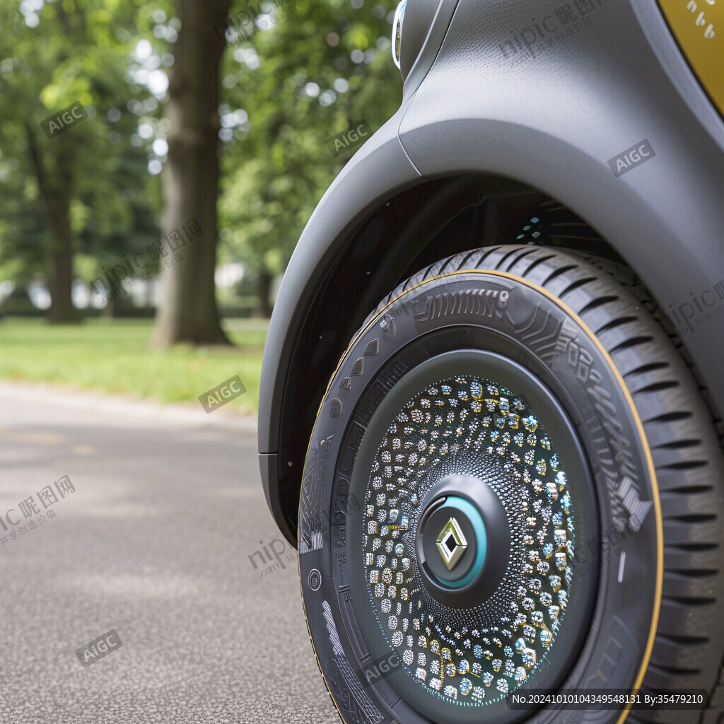 电动车局部特写细节