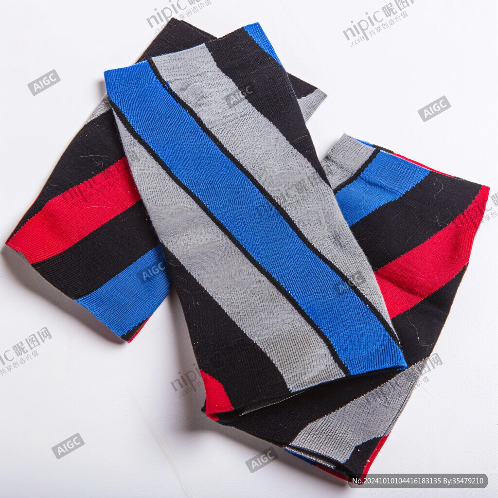 蓝白条纹餐巾布