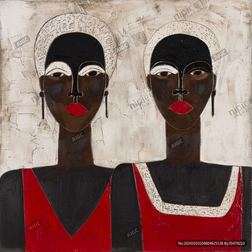 非洲女人装饰画