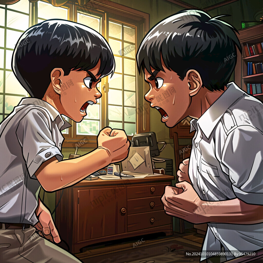 两个小伙伴打架