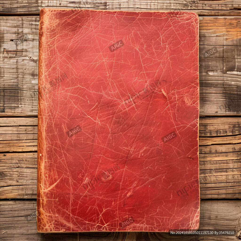 封皮纹理暗红线条扭曲