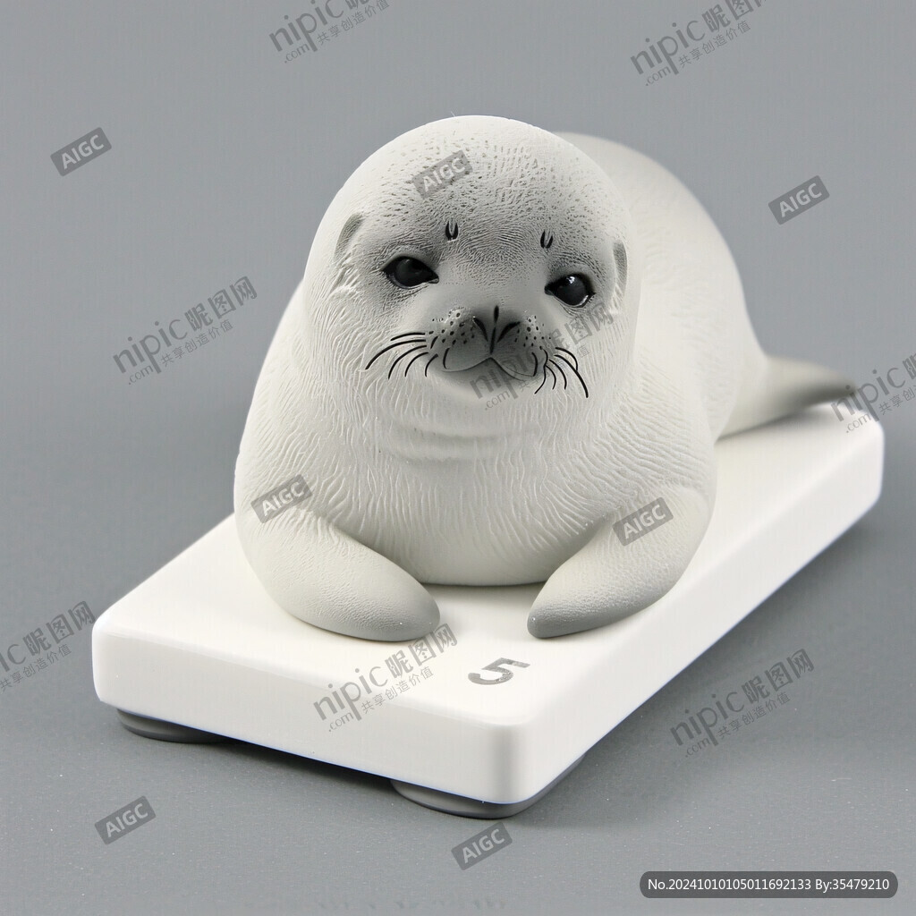 海豹卡通手机图案定制