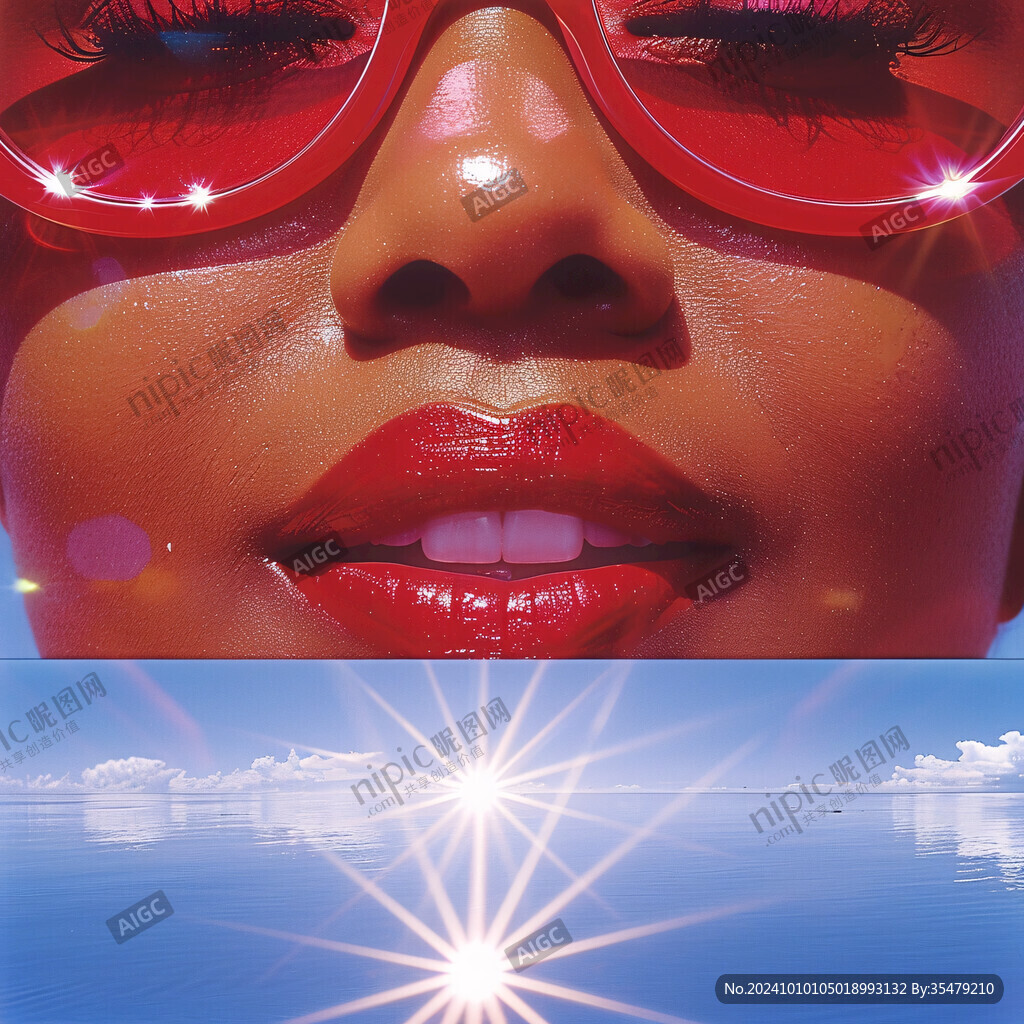 绚丽美容化妆舞台背景